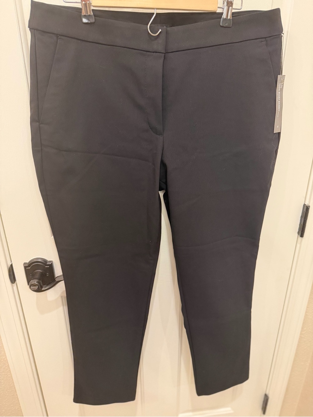 NWT LOFT Black Slim Tapered Pants
